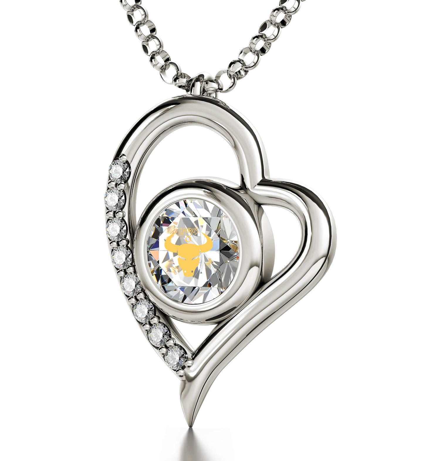 Sterling Silver Taurus Necklace