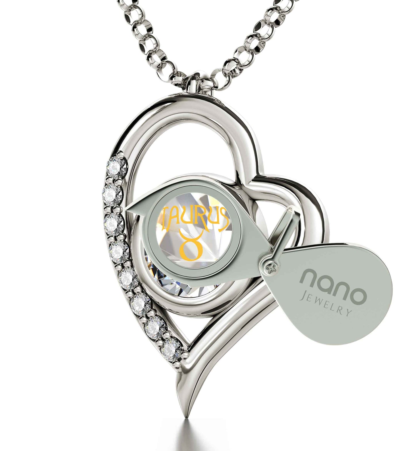 Sterling Silver Taurus Necklace