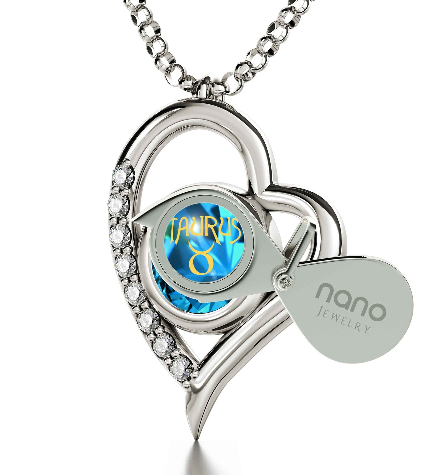 Sterling Silver Taurus Necklace