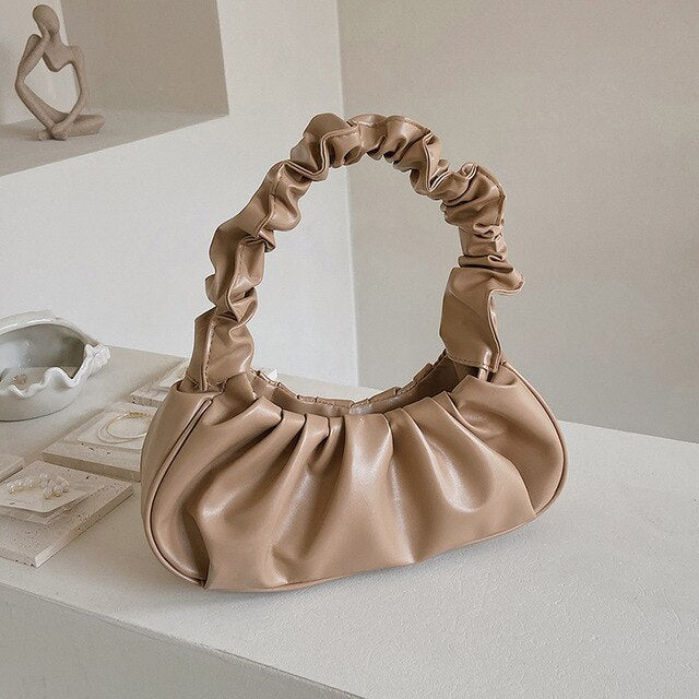 Women's Pleated Cloud Handbags