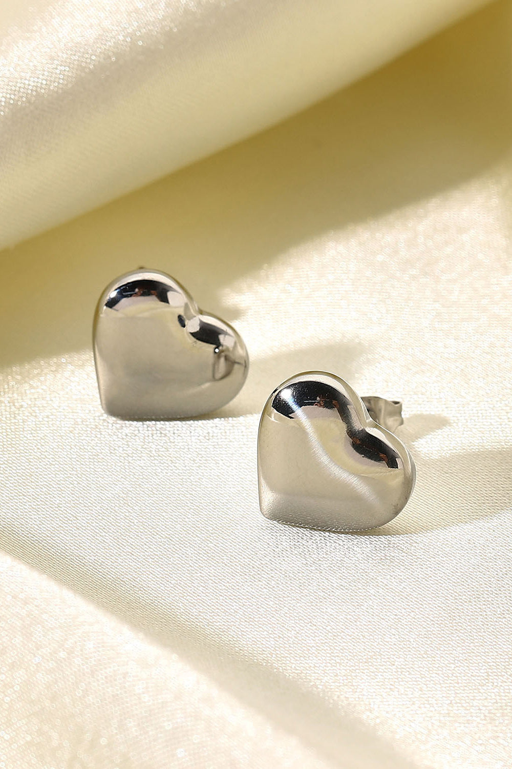 Women's Heart Stud Earrings