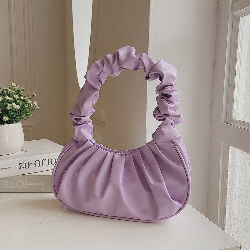 Women's Pleated Cloud Handbags