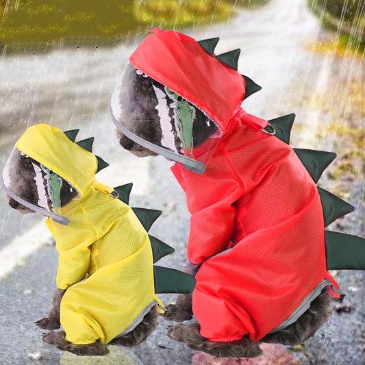 Fashionable rain wear for your dogs.