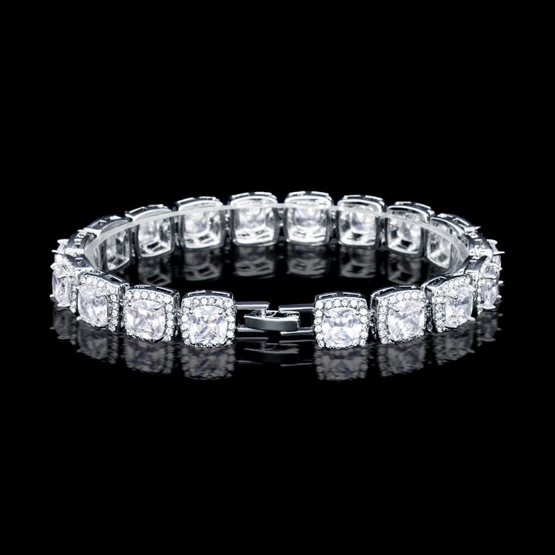 Women's 18K White Gold Tennis Bracelet