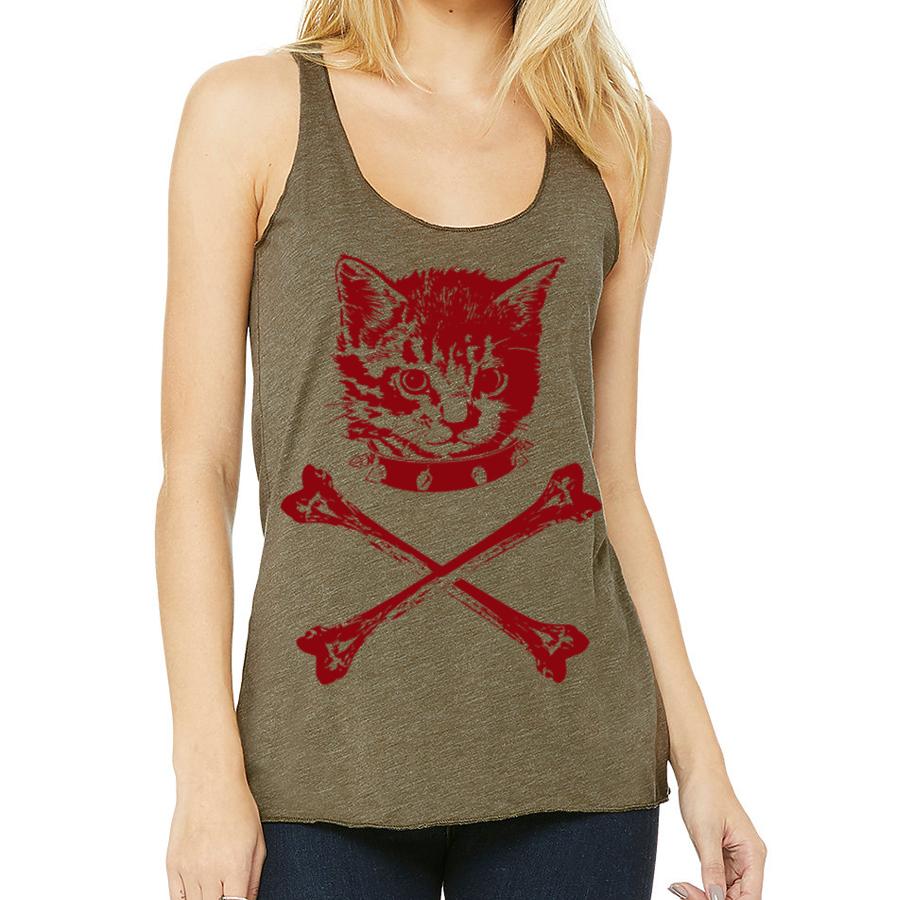 Women's kitty tank top