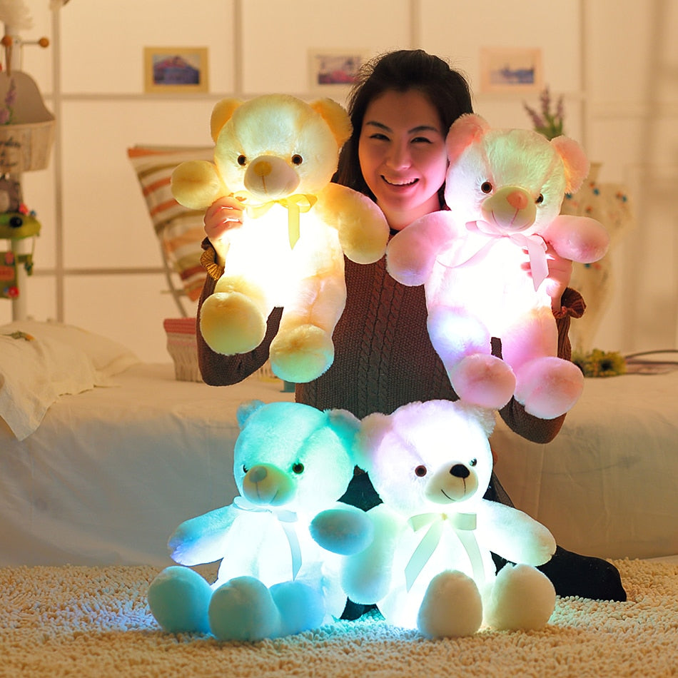 Colorful LED lightup stuffed animal