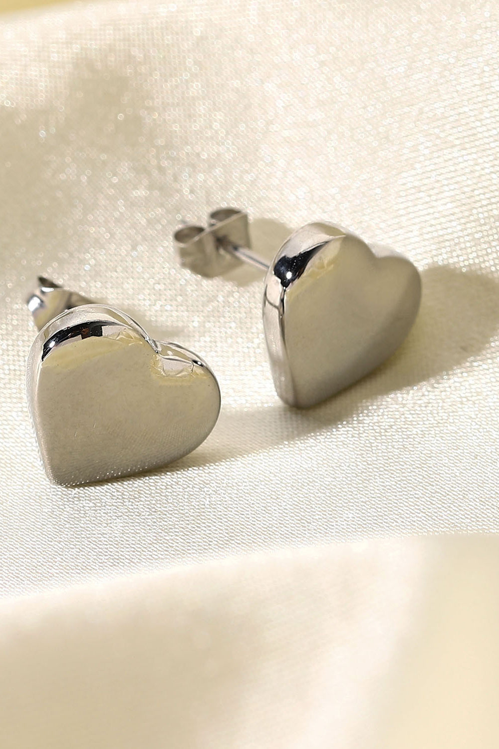 Women's Heart Stud Earrings