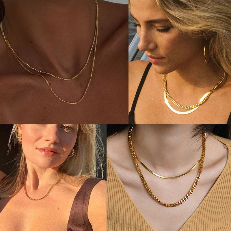 Women's Cuban Chain Necklace