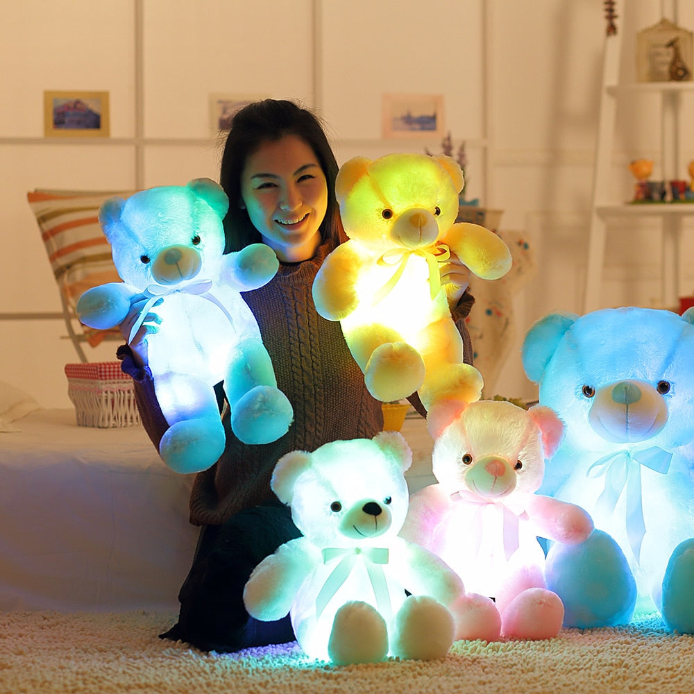 Colorful LED lightup stuffed animal