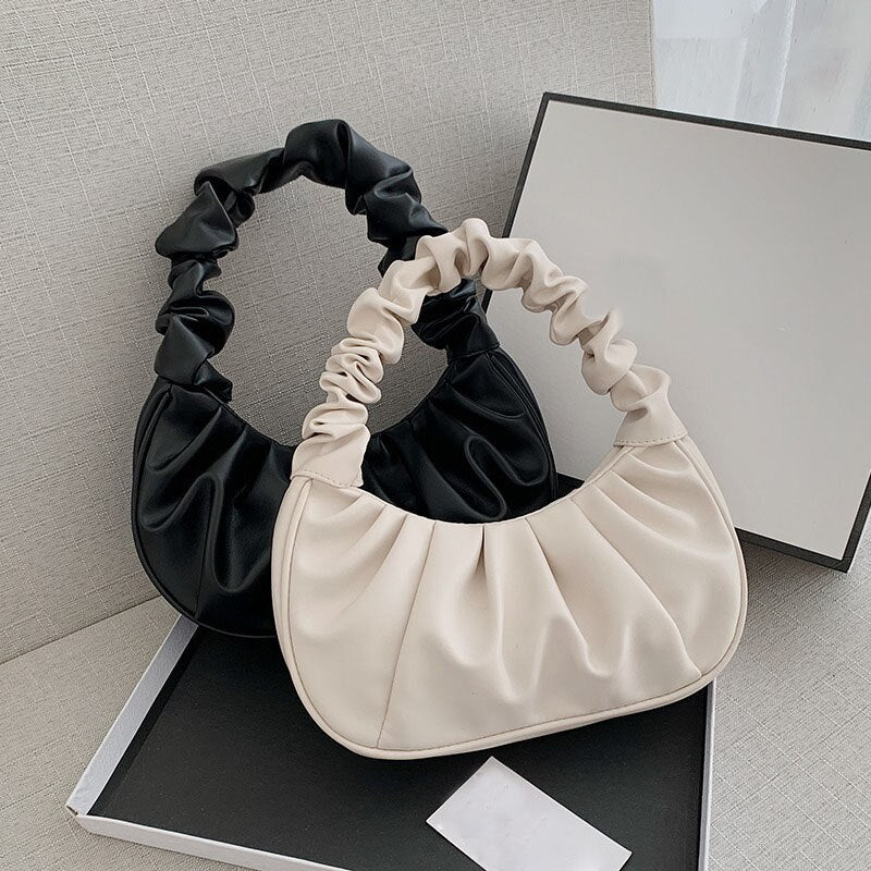 Women's Pleated Cloud Handbags