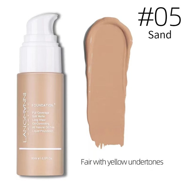 Liquid Makeup Primer, Concealer and Foundation.